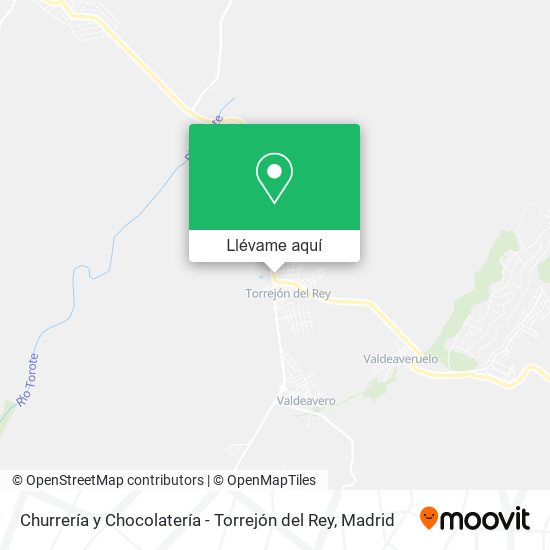 Mapa Churrería y Chocolatería - Torrejón del Rey