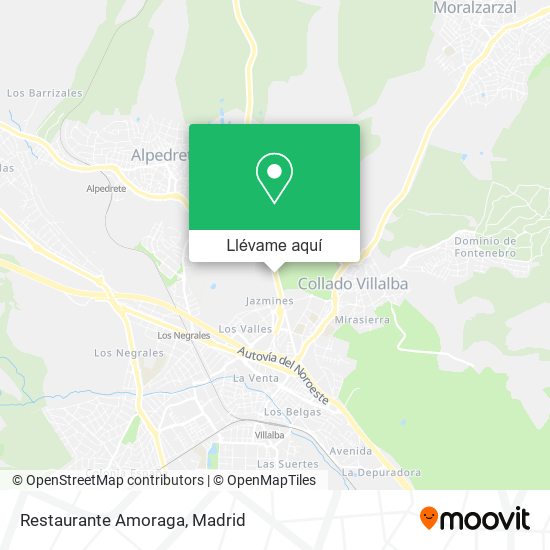 Mapa Restaurante Amoraga