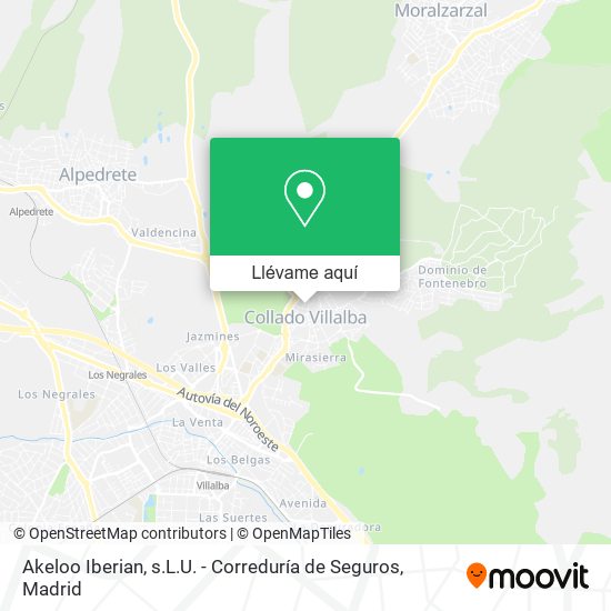 Mapa Akeloo Iberian, s.L.U. - Correduría de Seguros