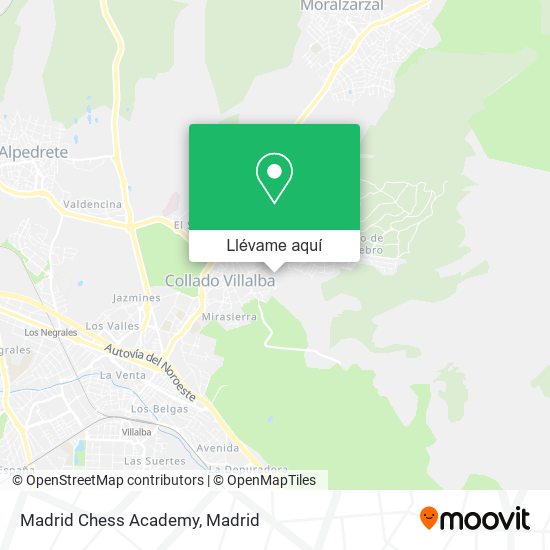 Mapa Madrid Chess Academy