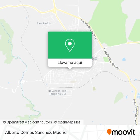 Mapa Alberto Comas Sánchez
