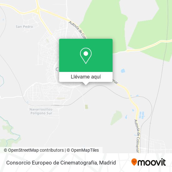 Mapa Consorcio Europeo de Cinematografía