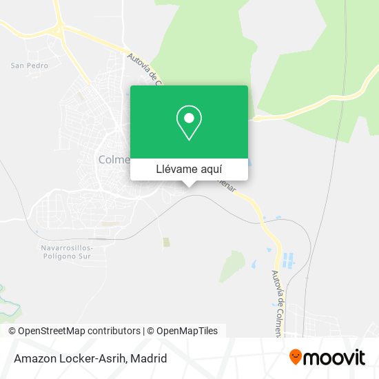 Mapa Amazon Locker-Asrih