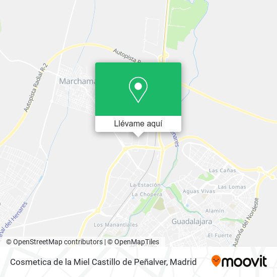 Mapa Cosmetica de la Miel Castillo de Peñalver