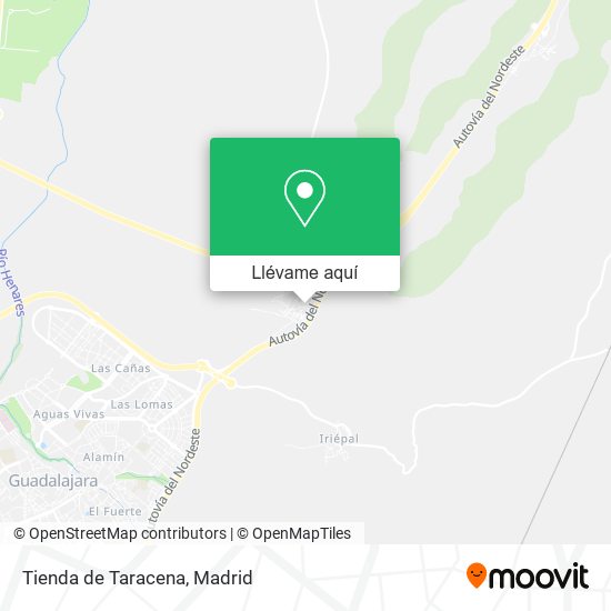 Mapa Tienda de Taracena