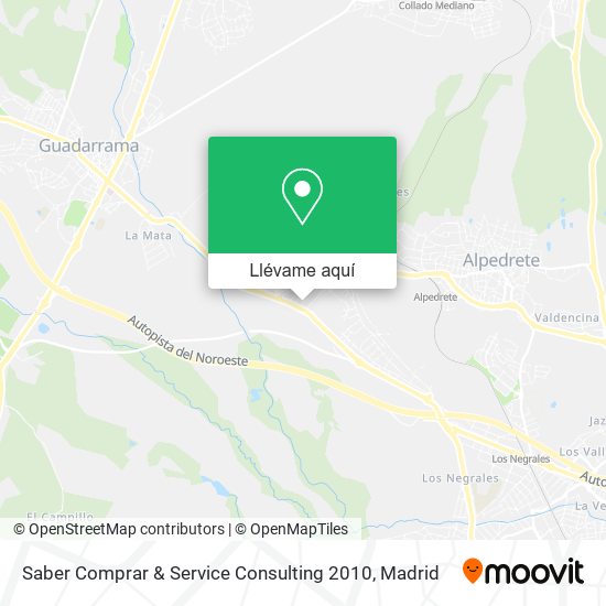 Mapa Saber Comprar & Service Consulting 2010