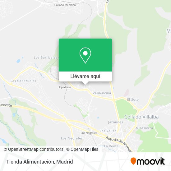 Mapa Tienda Alimentación