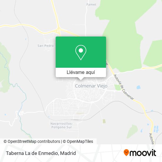 Mapa Taberna La de Enmedio