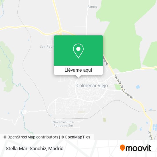 Mapa Stella Mari Sanchiz