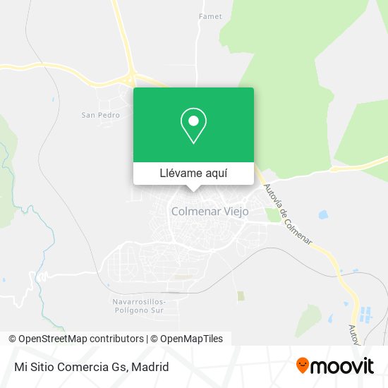 Mapa Mi Sitio Comercia Gs