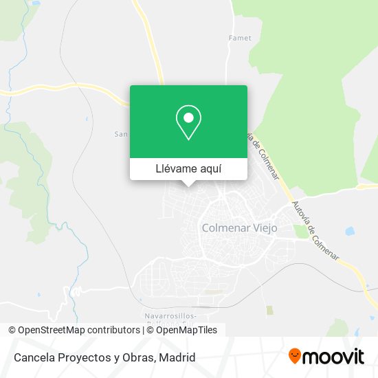 Mapa Cancela Proyectos y Obras