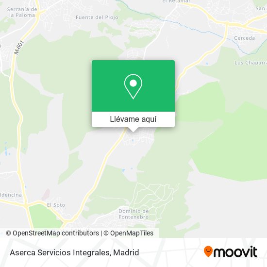 Mapa Aserca Servicios Integrales