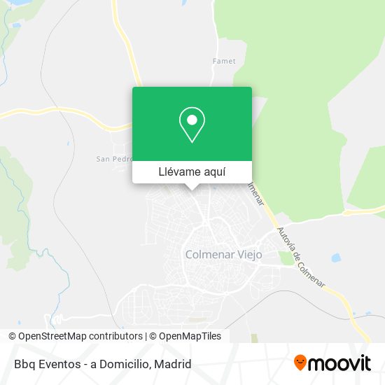 Mapa Bbq Eventos - a Domicilio