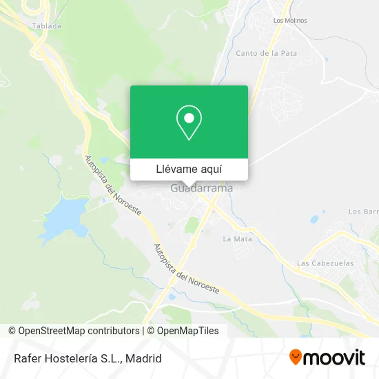 Mapa Rafer Hostelería S.L.