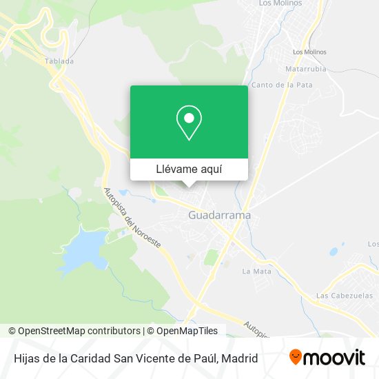 Mapa Hijas de la Caridad San Vicente de Paúl