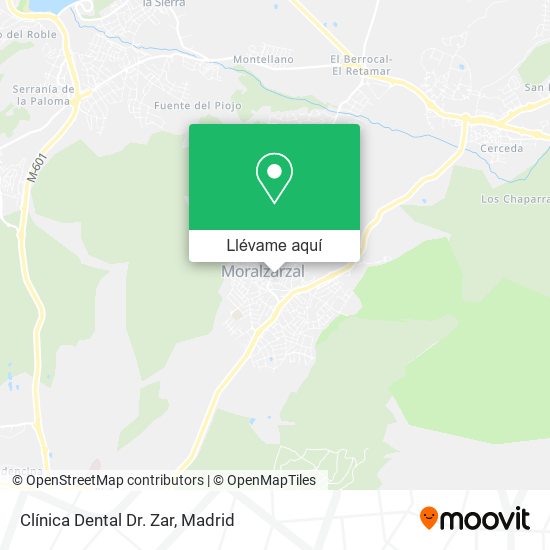 Mapa Clínica Dental Dr. Zar