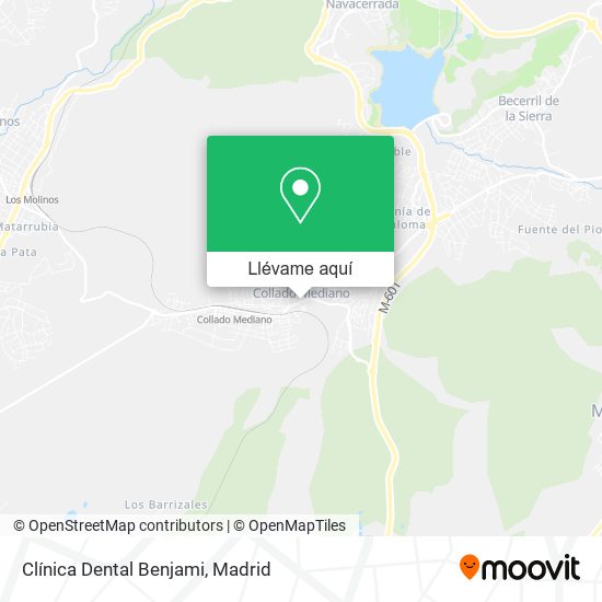 Mapa Clínica Dental Benjami