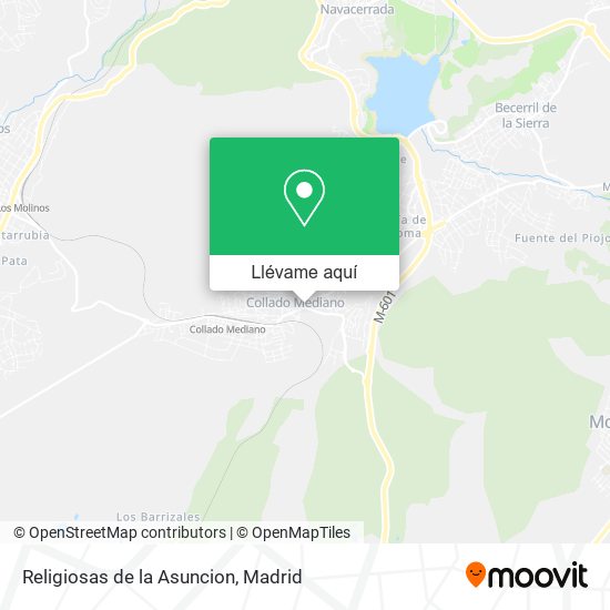 Mapa Religiosas de la Asuncion