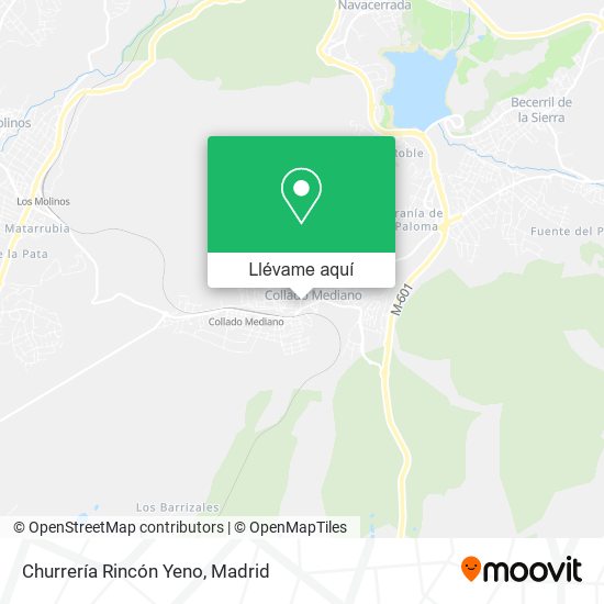 Mapa Churrería Rincón Yeno