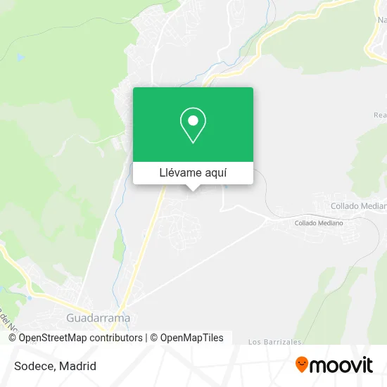 Mapa Sodece