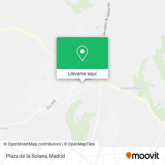 Mapa Plaza de la Solana