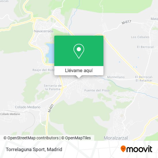 Mapa Torrelaguna Sport