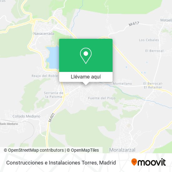 Mapa Construcciones e Instalaciones Torres