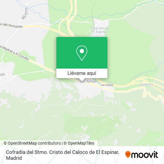 Mapa Cofradía del Stmo. Cristo del Caloco de El Espinar