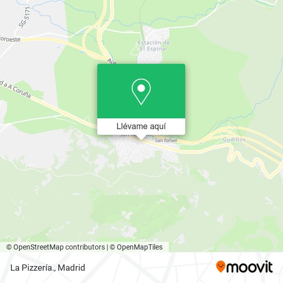 Mapa La Pizzería.