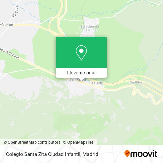 Mapa Colegio Santa Zita Ciudad Infantil