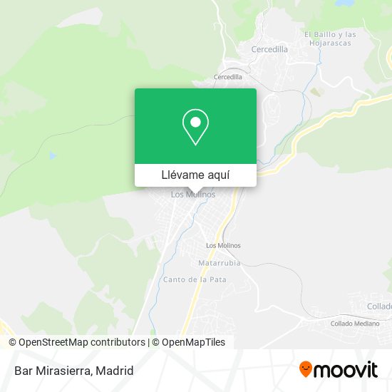 Mapa Bar Mirasierra