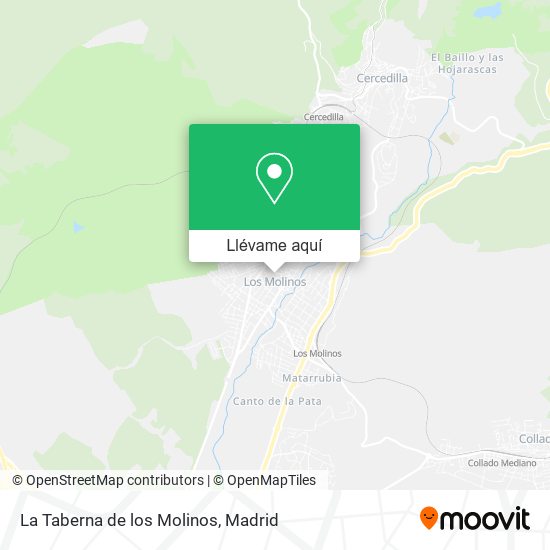 Mapa La Taberna de los Molinos