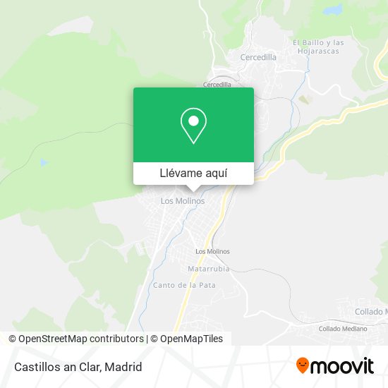 Mapa Castillos an Clar