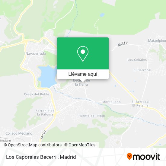 Mapa Los Caporales Becerril