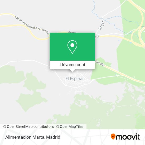 Mapa Alimentación Marta