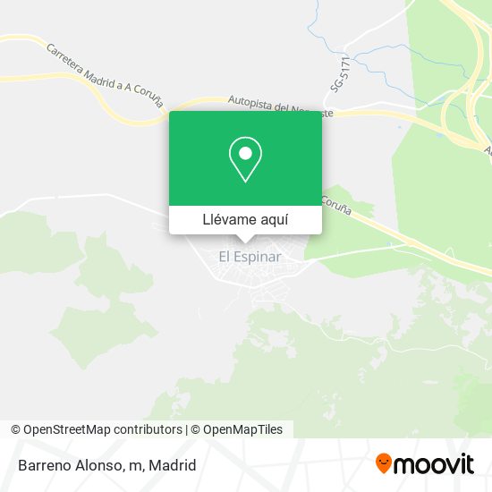 Mapa Barreno Alonso, m