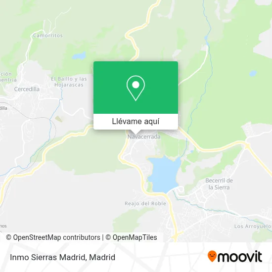 Mapa Inmo Sierras Madrid