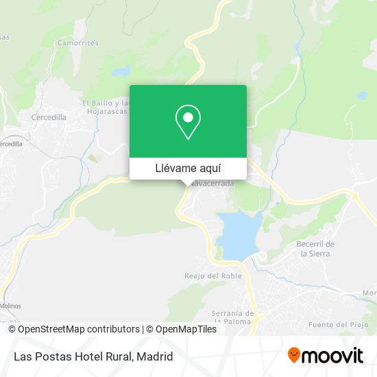 Mapa Las Postas Hotel Rural