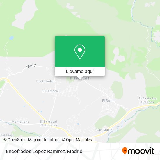 Mapa Encofrados Lopez Ramírez
