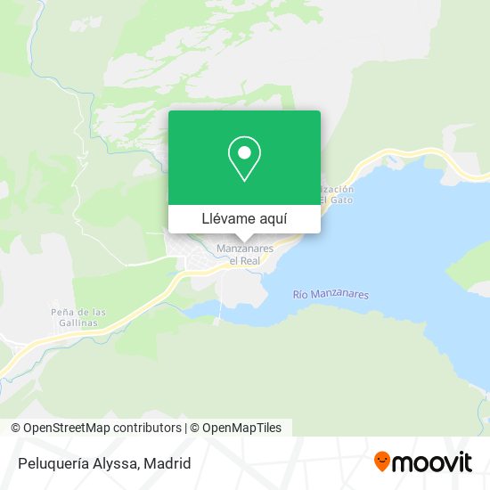 Mapa Peluquería Alyssa