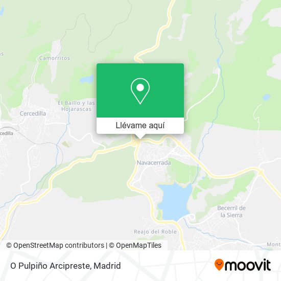 Mapa O Pulpiño Arcipreste