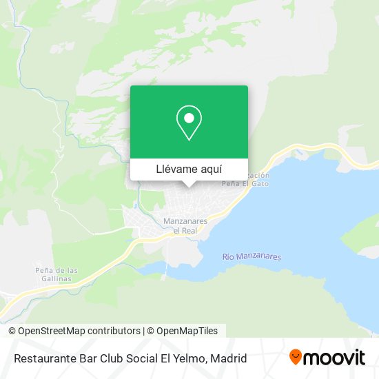 Mapa Restaurante Bar Club Social El Yelmo