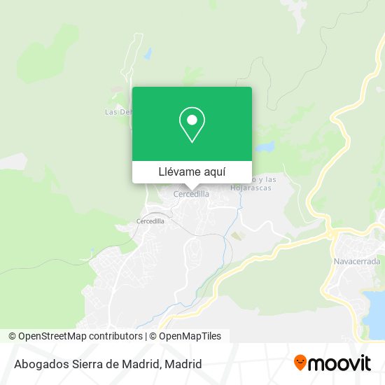 Mapa Abogados Sierra de Madrid