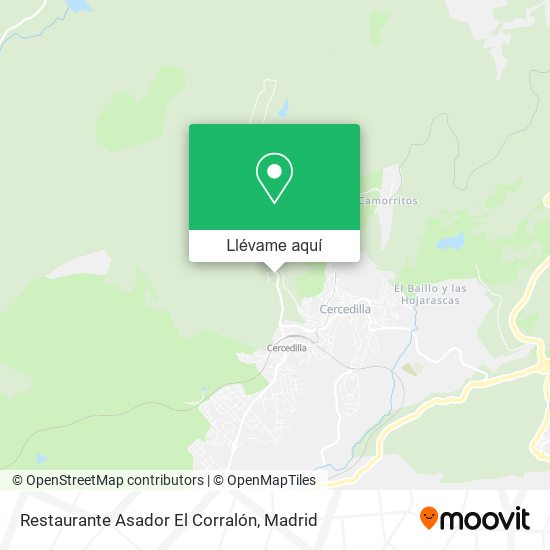 Mapa Restaurante Asador El Corralón