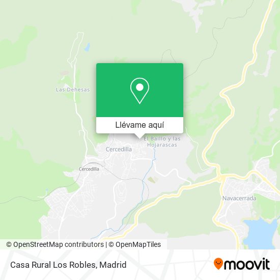 Mapa Casa Rural Los Robles