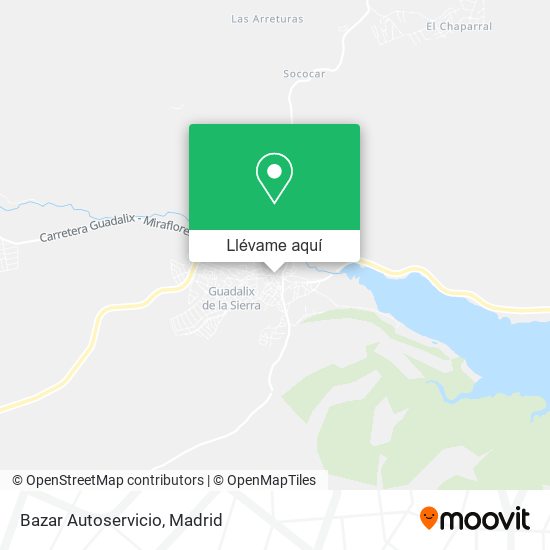 Mapa Bazar Autoservicio