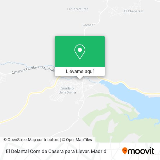 Mapa El Delantal Comida Casera para Llevar