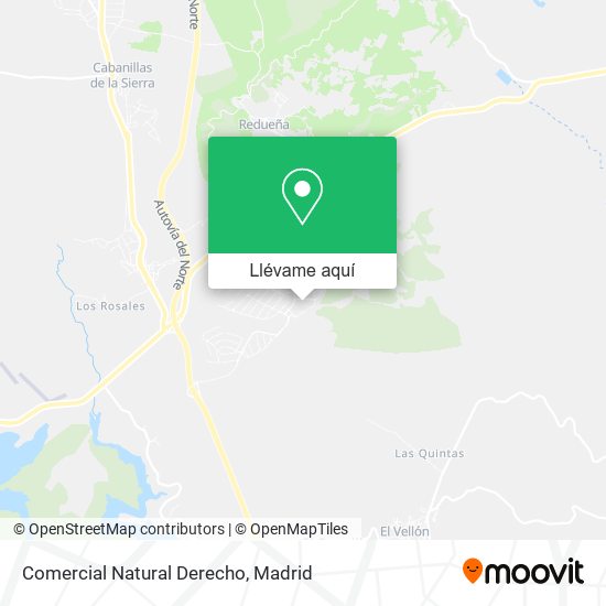 Mapa Comercial Natural Derecho