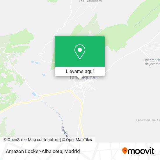 Mapa Amazon Locker-Albaiceta