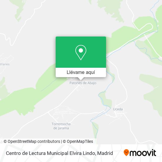 Mapa Centro de Lectura Municipal Elvira Lindo